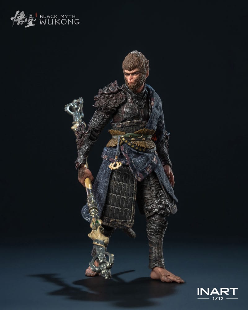 Black Myth: Wukong Action Figure 1/12 The Destined One in the Bronze Armor Set Deluxe Ver. 16 cm