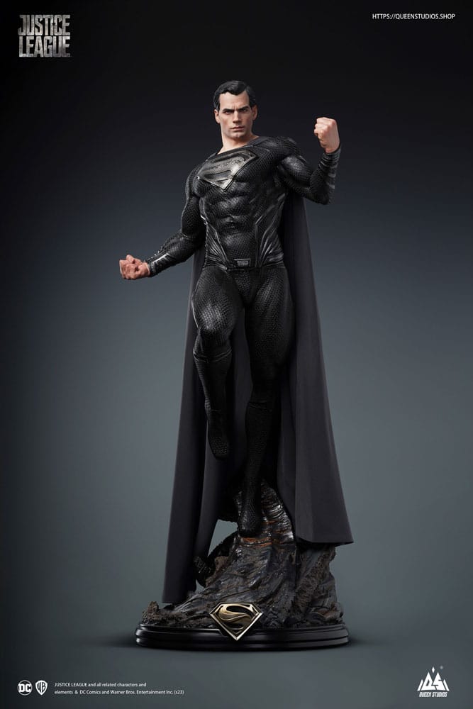 DC Comics Statue 1/3 Superman Black Suit Version Regular Edition80 cm