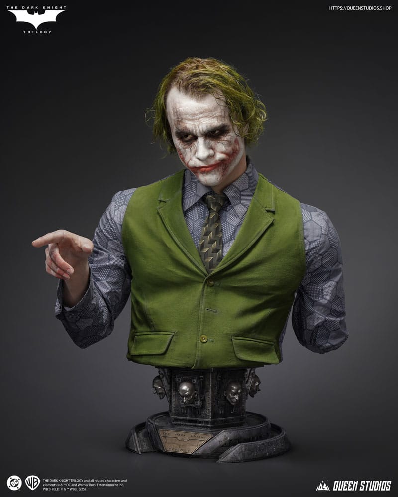 The Dark Knight Bust 1/1 The Joker 89 cm