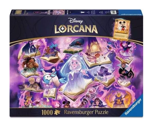 Disney Lorcana Jigsaw Puzzle Glimmers of the Realm: Amethyst (1000 pieces)