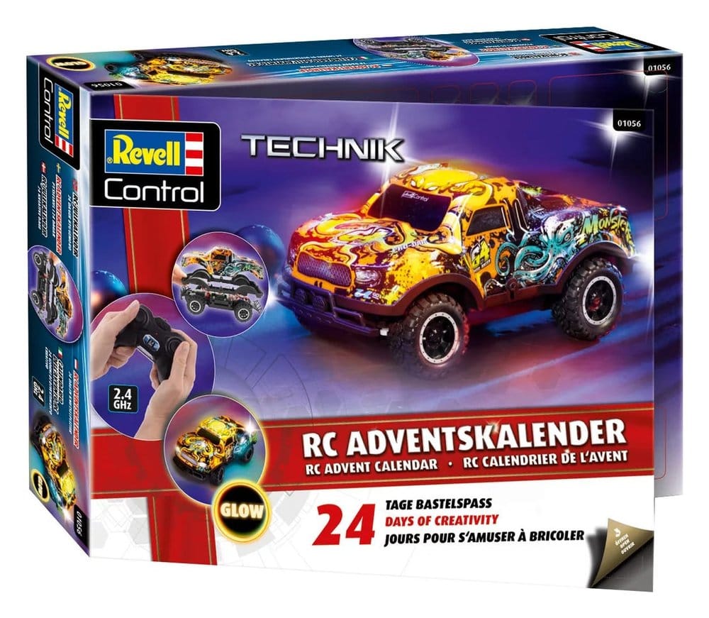 Revell Control Advent Calendar RC Car Christmas Driver 28 cm