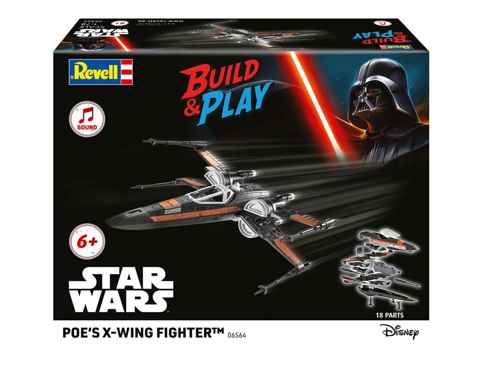 Star Wars Model Kit 1/78 Poe's X-Wing Fighter 22 cm