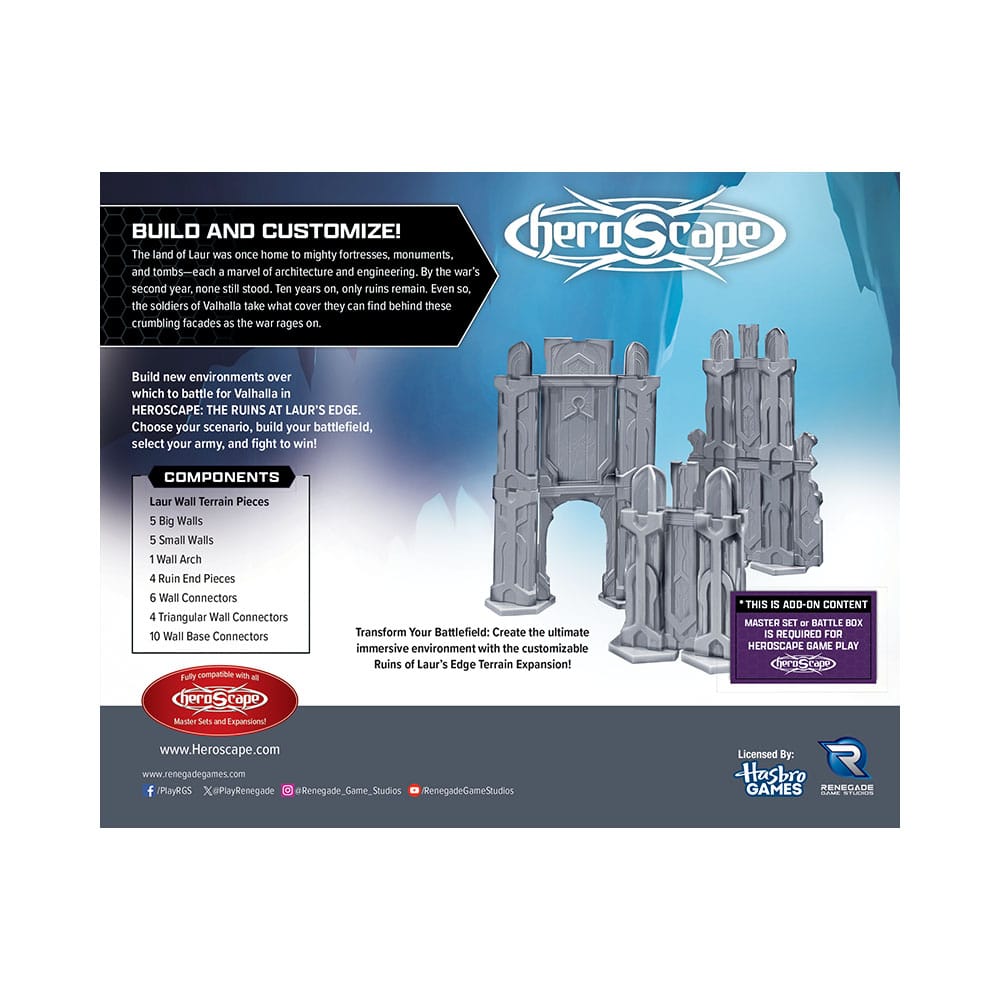 Heroscape Terrain Expansion The Ruins at Laur's Edge  *English Version*