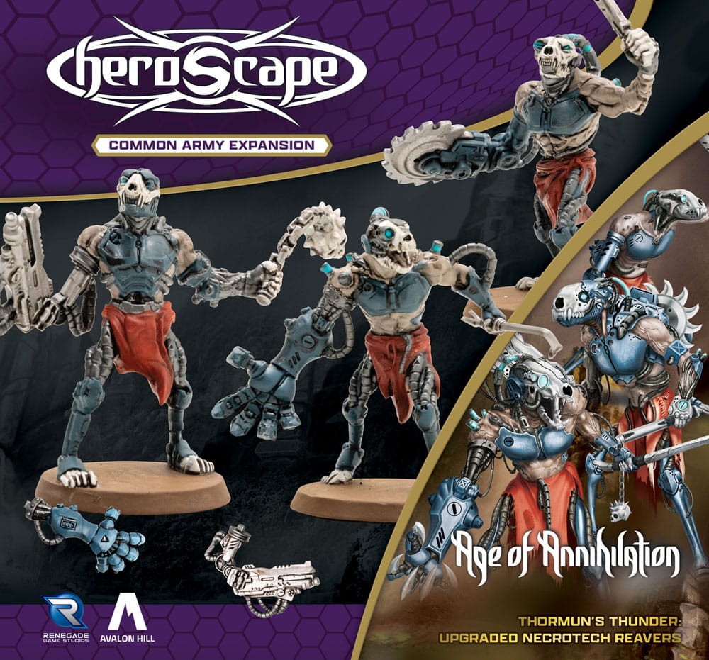 Heroscape Army Expansion Age of Annihilation Upgraded Necrotech Reavers (Common) *English Version*