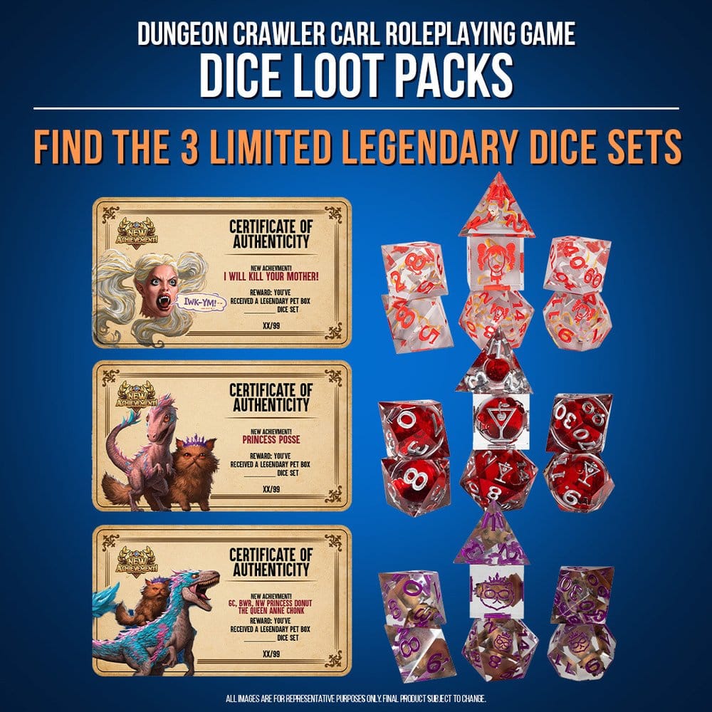 Dungeon Crawler Carl Dice Blind Box Display (20)