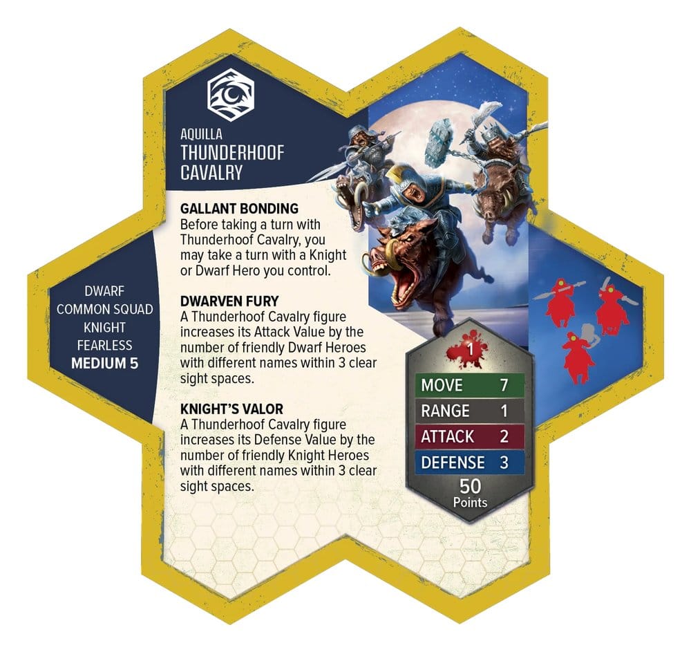 Heroscape Army Expansion Thunderhoof Calvary Standard Edition *English Version*