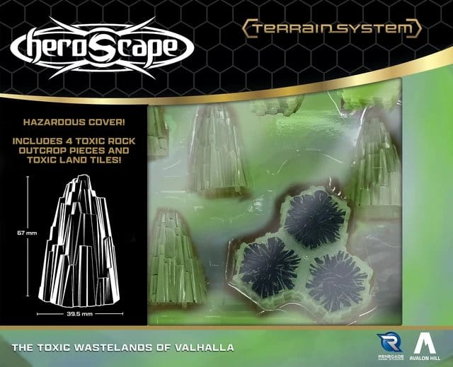 Heroscape Terrain Expansion Toxic Wastelands of Valhalla *English Version*