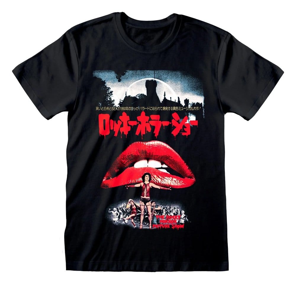 Rocky Horror Picture Show T-Shirt Japanese Black Size L