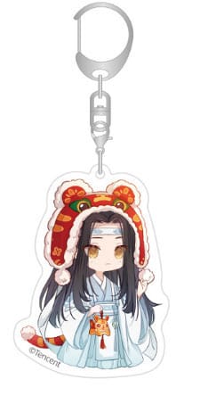 Grandmaster of Demonic Cultivation Acrylic Keychain Lan Wangji Chibi Style 7 cm