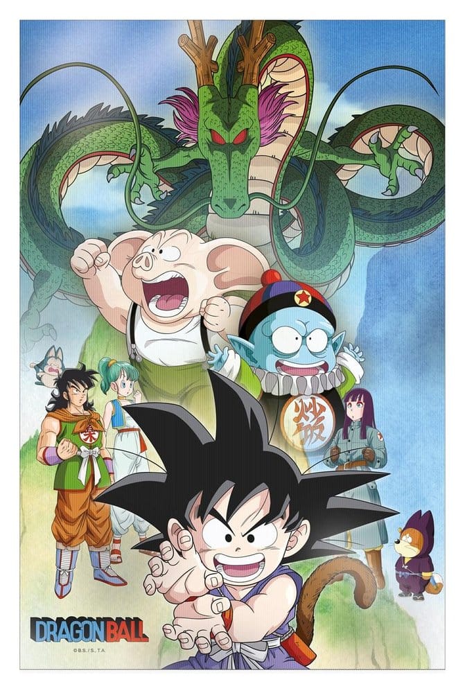 Dragon Ball 3D Poster Shenron & Heroes 38 x 58 cm