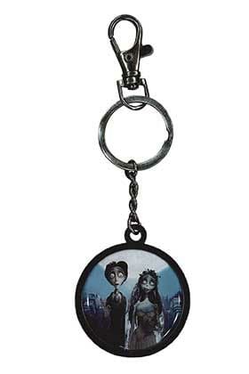 Corpse Bride Metal Keychain Couple