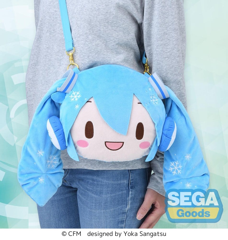 Character Vocal Series 01: Hatsune Miku Fluffy Petit Shoulder Bag Snow Miku