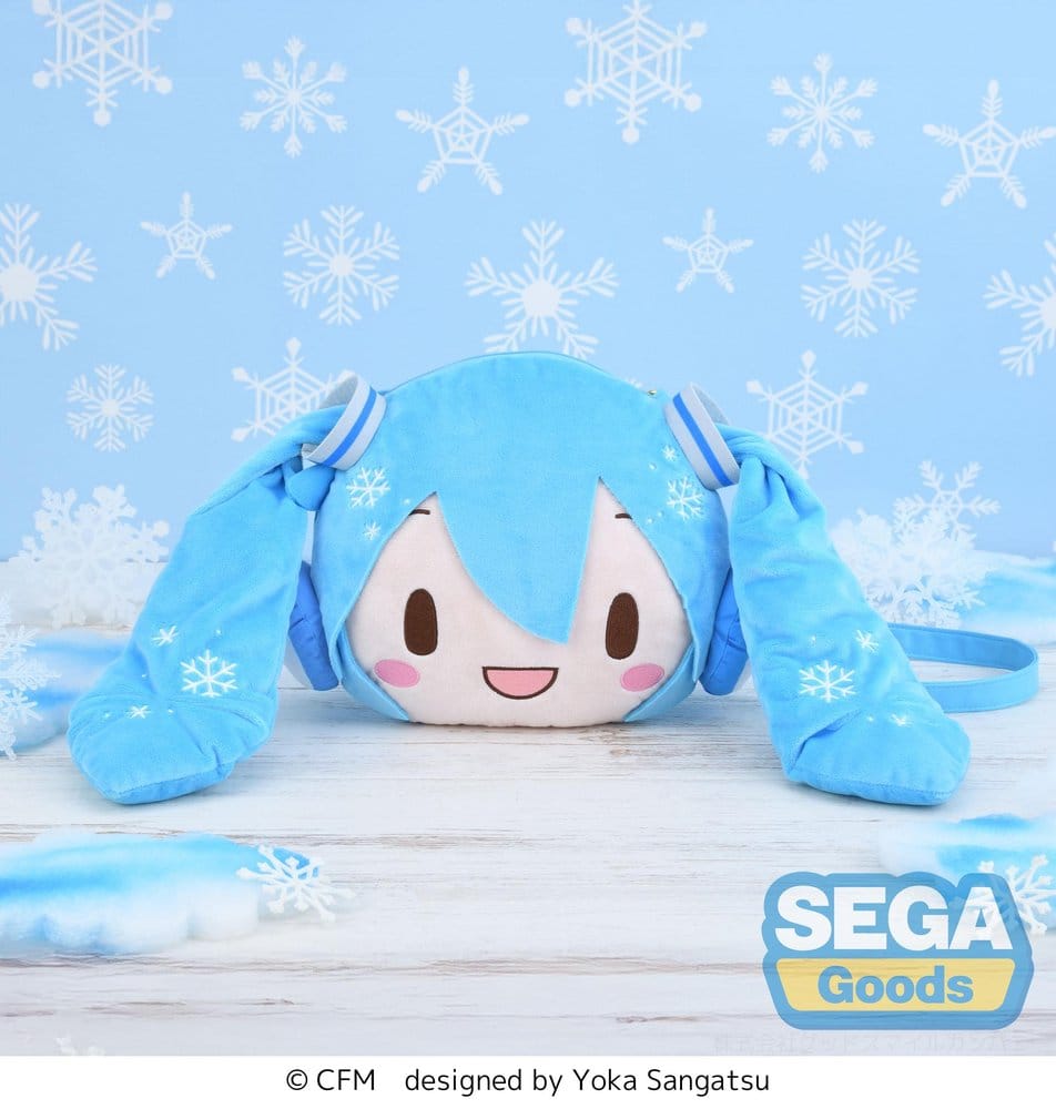 Character Vocal Series 01: Hatsune Miku Fluffy Petit Shoulder Bag Snow Miku