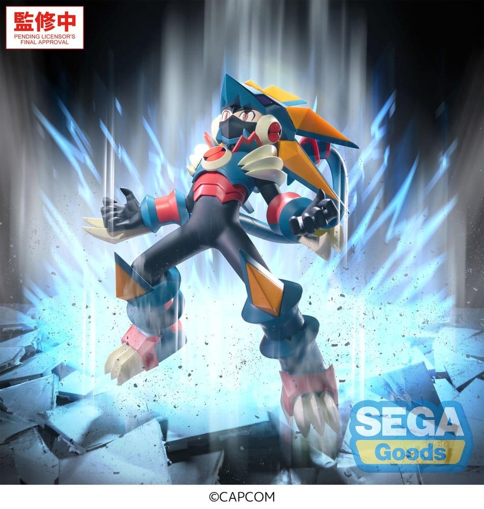 Mega Man Battle Network Luminasta PVC Figure Mega Man Gregar Beast 17 cm