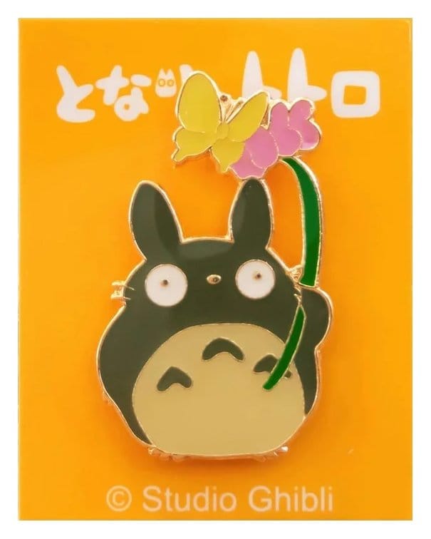 My Neighbor Totoro Pin Totoro With Flower