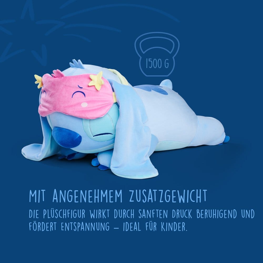 Disney Snuglets Wellbeing Heavy Plush Figure Stitch 40 cm