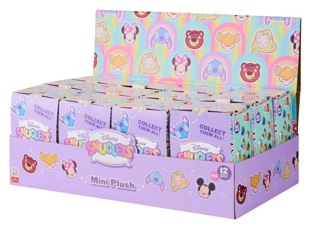 Disney Snuglets Plush Figure Wave 2 Blindbox Display (12)