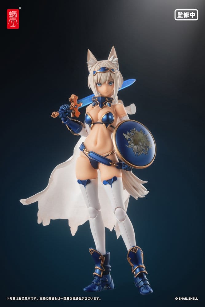 Original Character Action Figure Kit 1/12 RPG-05 Hero Wolf  16 cm