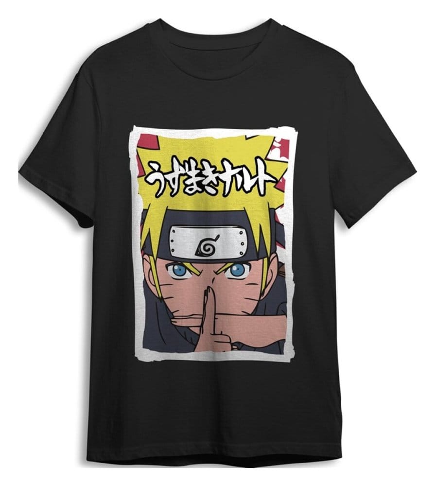 Naruto Shippuden T-Shirt X Black Size XL
