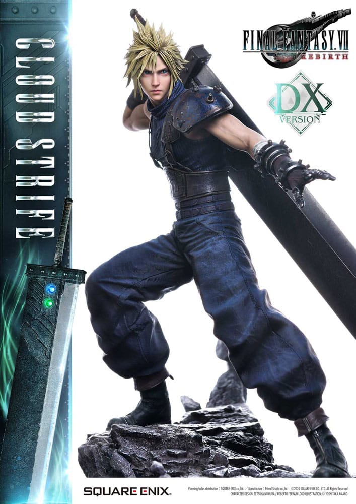 Final Fantasy VII Rebirth Statue 1/4 Cloud Strife Deluxe Ver. 68 cm