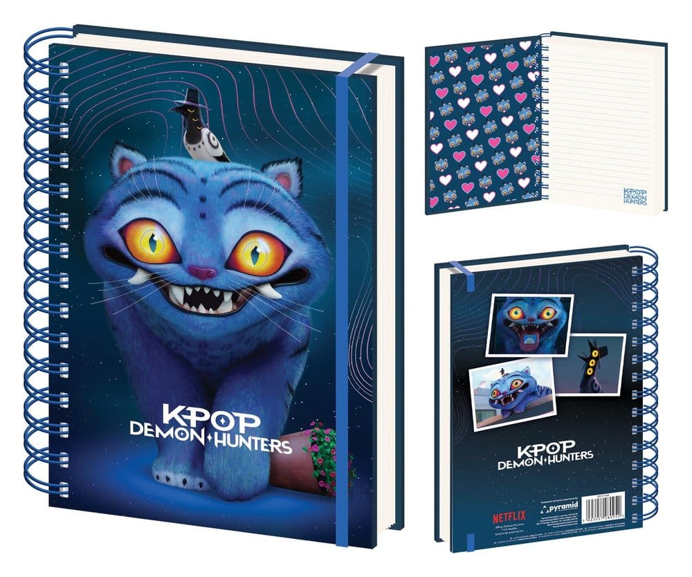 KPop Demon Hunters 3D Wiro Notebook A5 Derpy Tiger