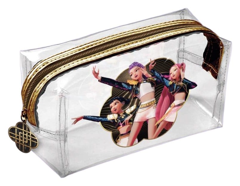 KPop Demon Hunters Transparent Pencil Case Golden Display (6)