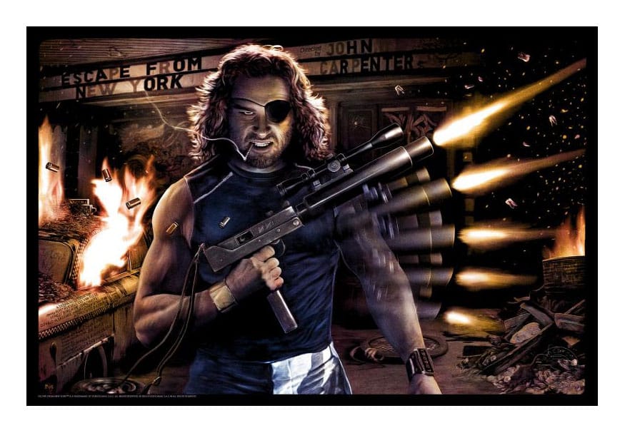 Escape from New York Art Print Snake Plissken 46 x 61 cm - unframed