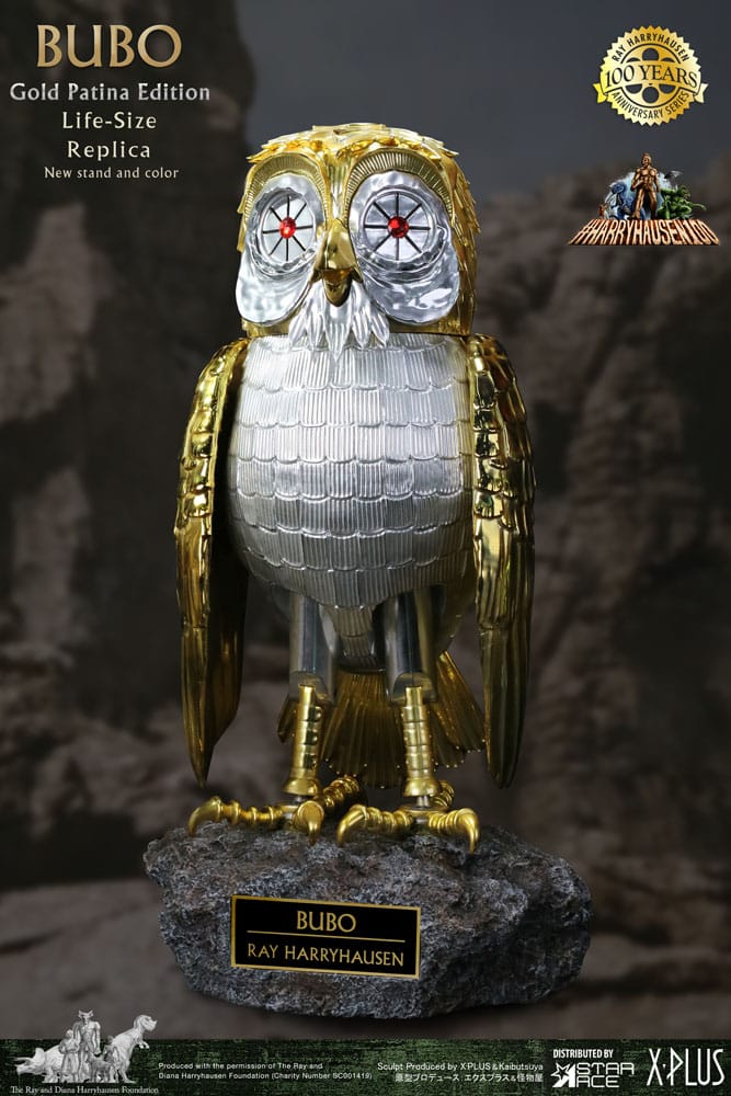 Clash of the Titans Statue Ray Harryhausen's Bubo Gold Patina Edition Deluxe Ver. 34 cm