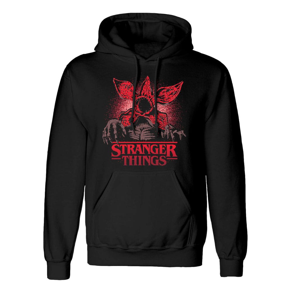Stranger Things Hooded Sweater Pixel Demogorgon Size M