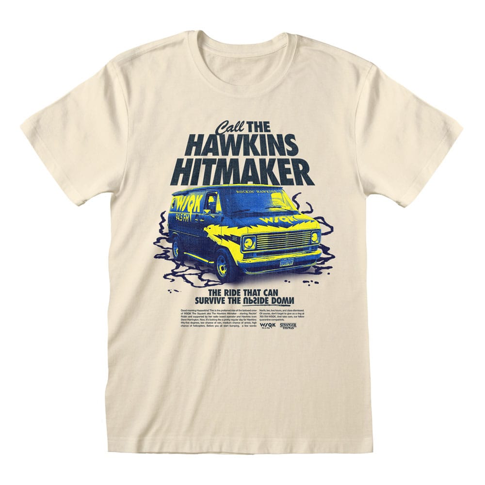 Stranger Things T-Shirt Call the Hawkins Hitmaker Size L
