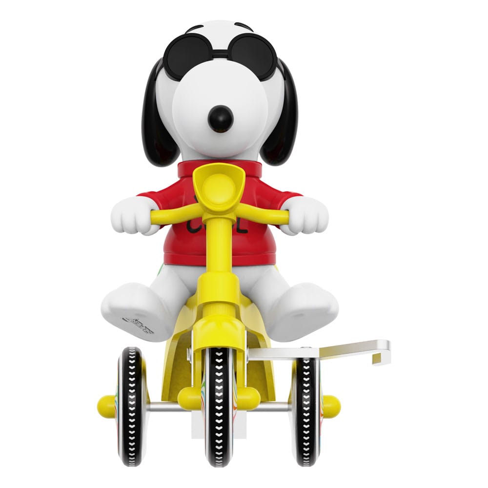 Peanuts Super Cycles Action Figure Joe Cool (Red with Yellow Trike) 13 cm