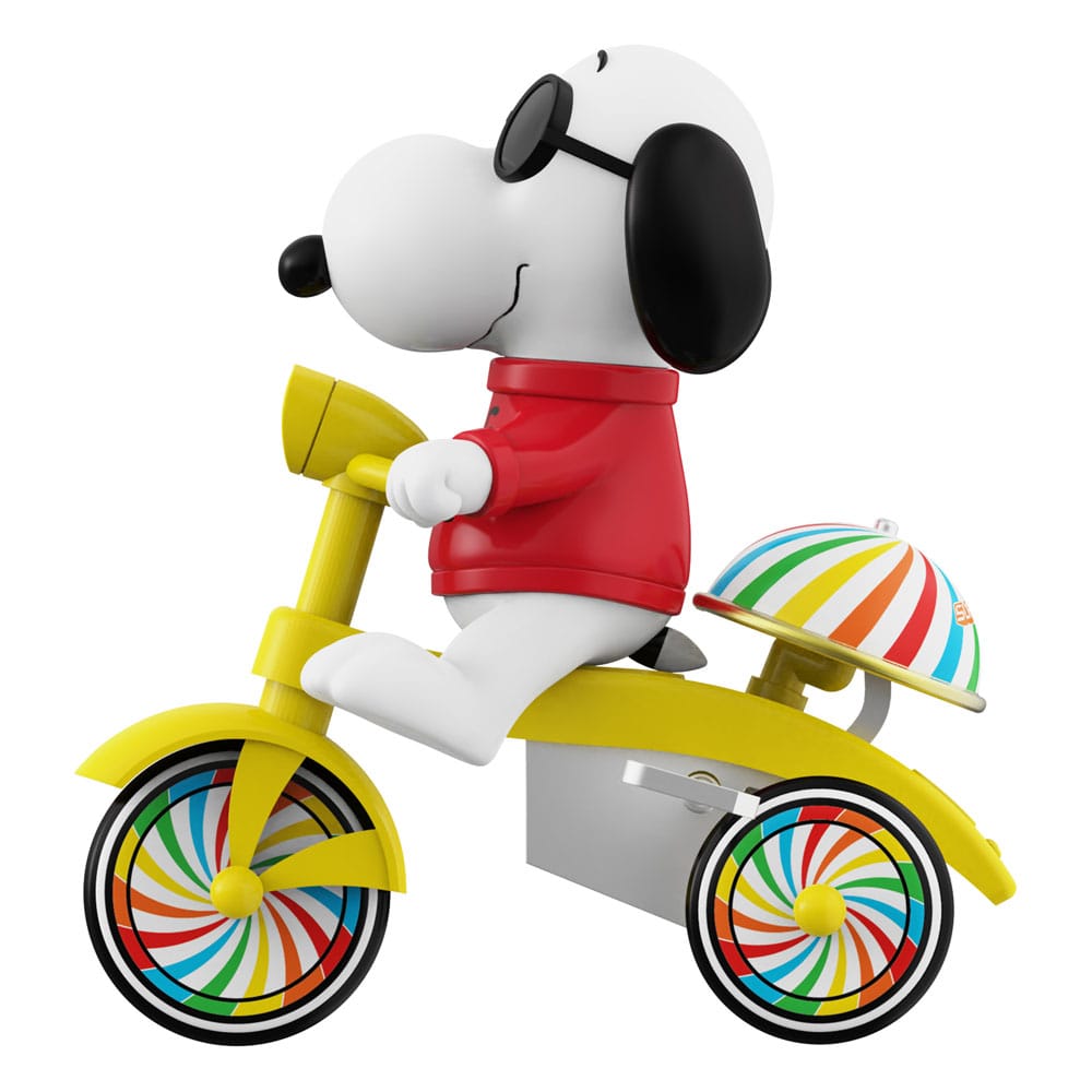 Peanuts Super Cycles Action Figure Joe Cool (Red with Yellow Trike) 13 cm