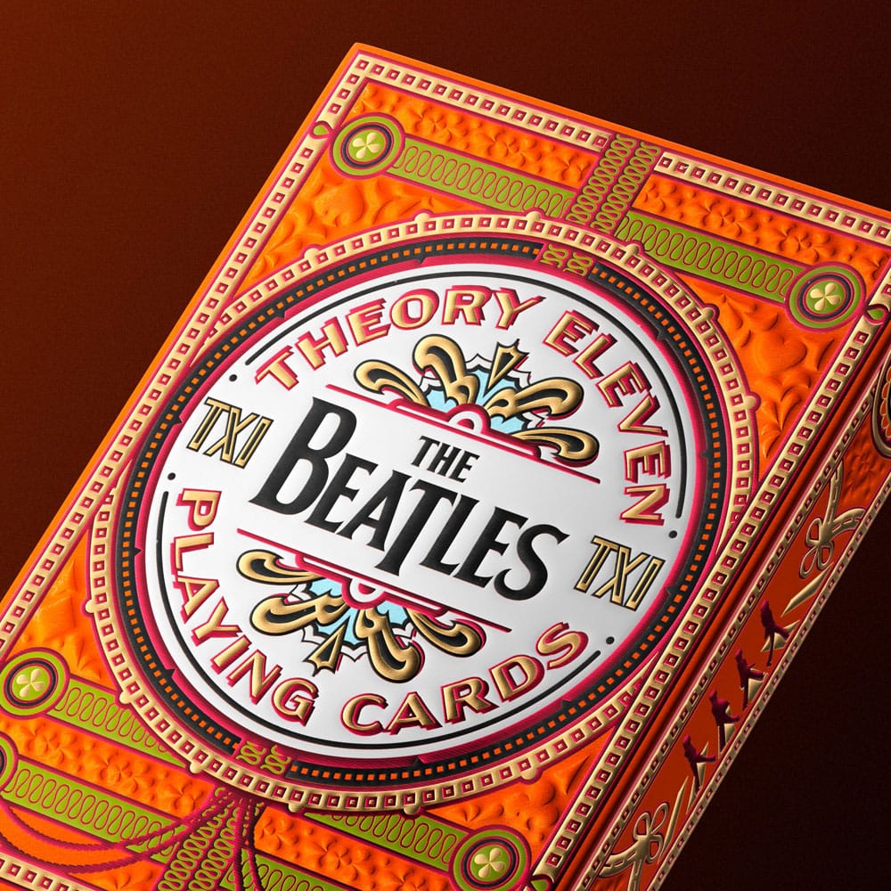 The Beatles Playing Cards Orange Version