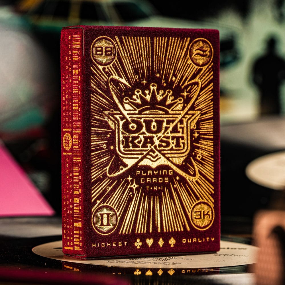 Outcast Playing Cards Red Velvet