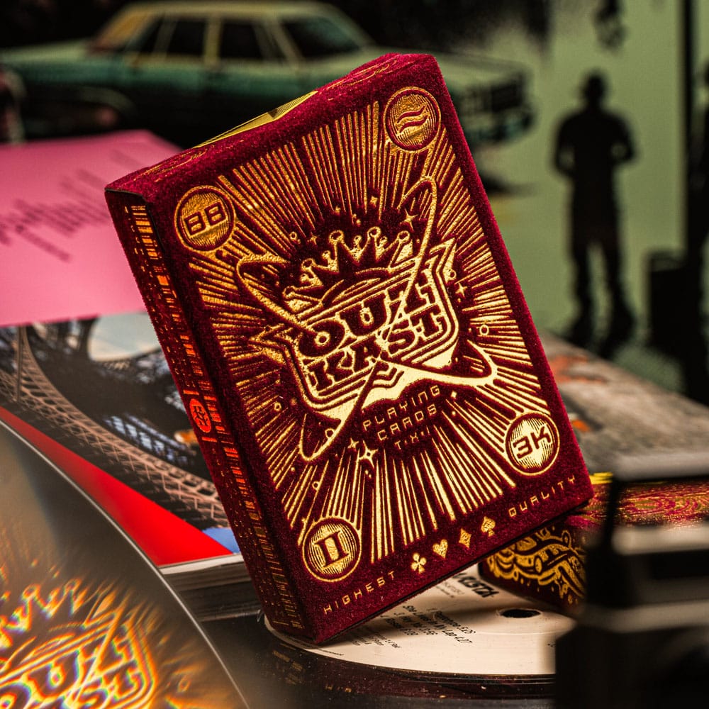 Outcast Playing Cards Red Velvet