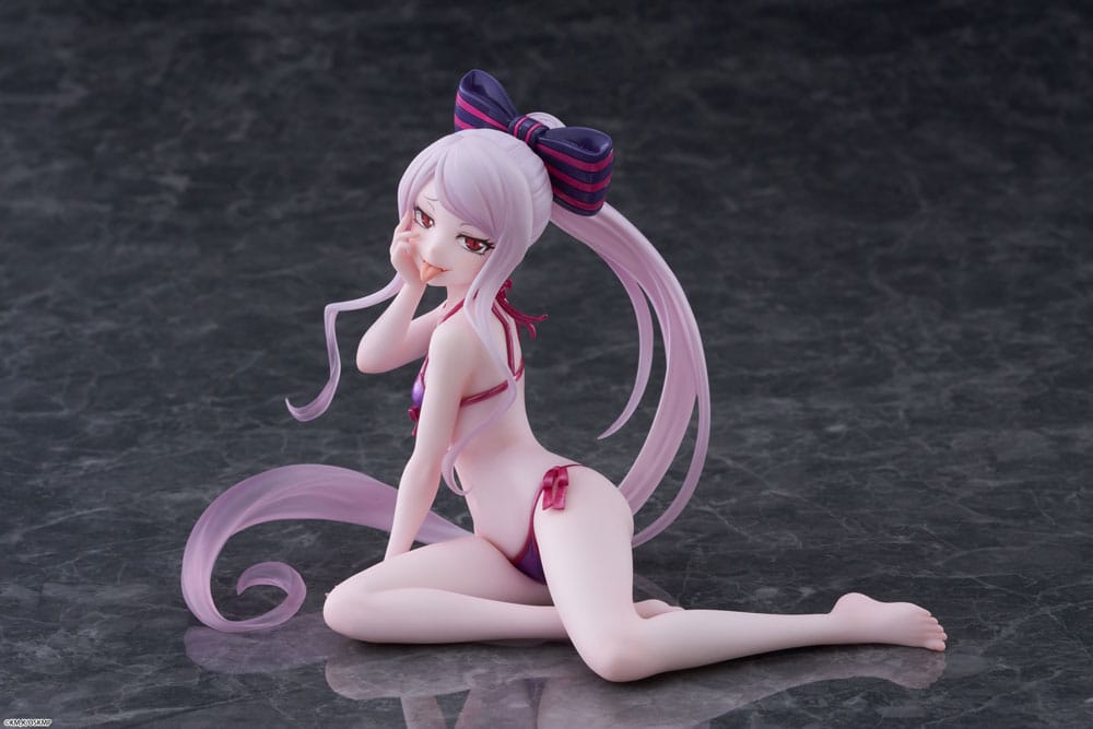 Overlord PVC Statue Desktop Cute Figure Shalltear Swimsuit Ver. 13 cm