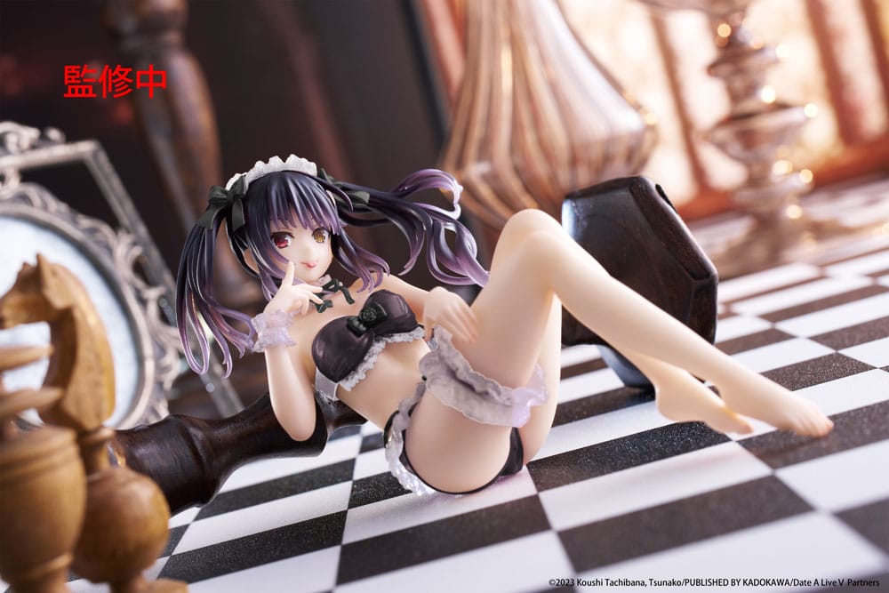 Date A Live IV PVC Statue Aqua Float Girls Figure Kurumi Tokisaki Renewal Edition 10 cm