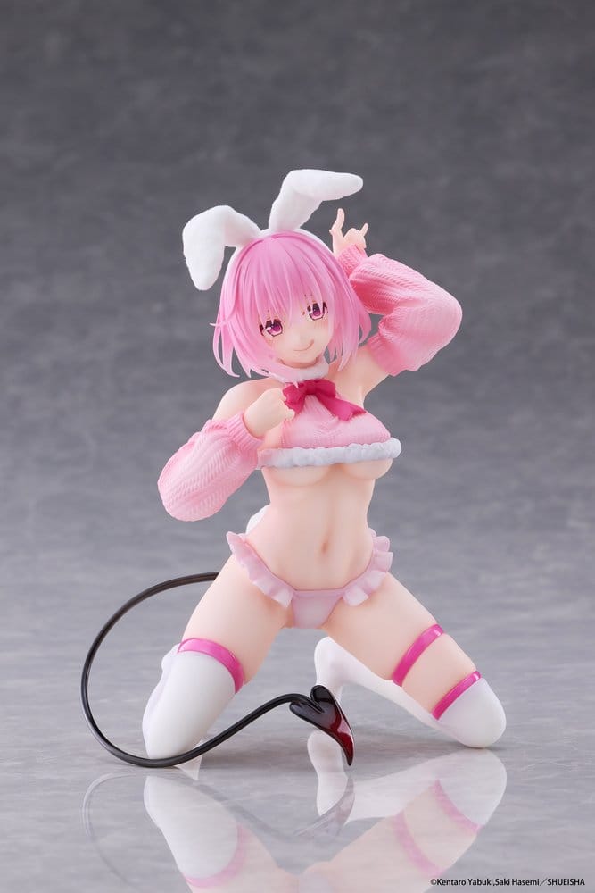 To Love-Ru Darkness MOFLOCK PVC Figure Momo (Fluffy Bunny Ver.) 13 cm