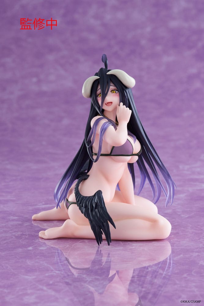 Overlord IV PVC Statue Desktop Albedo Swimsuit Ver. Renewal Edition 13 cm