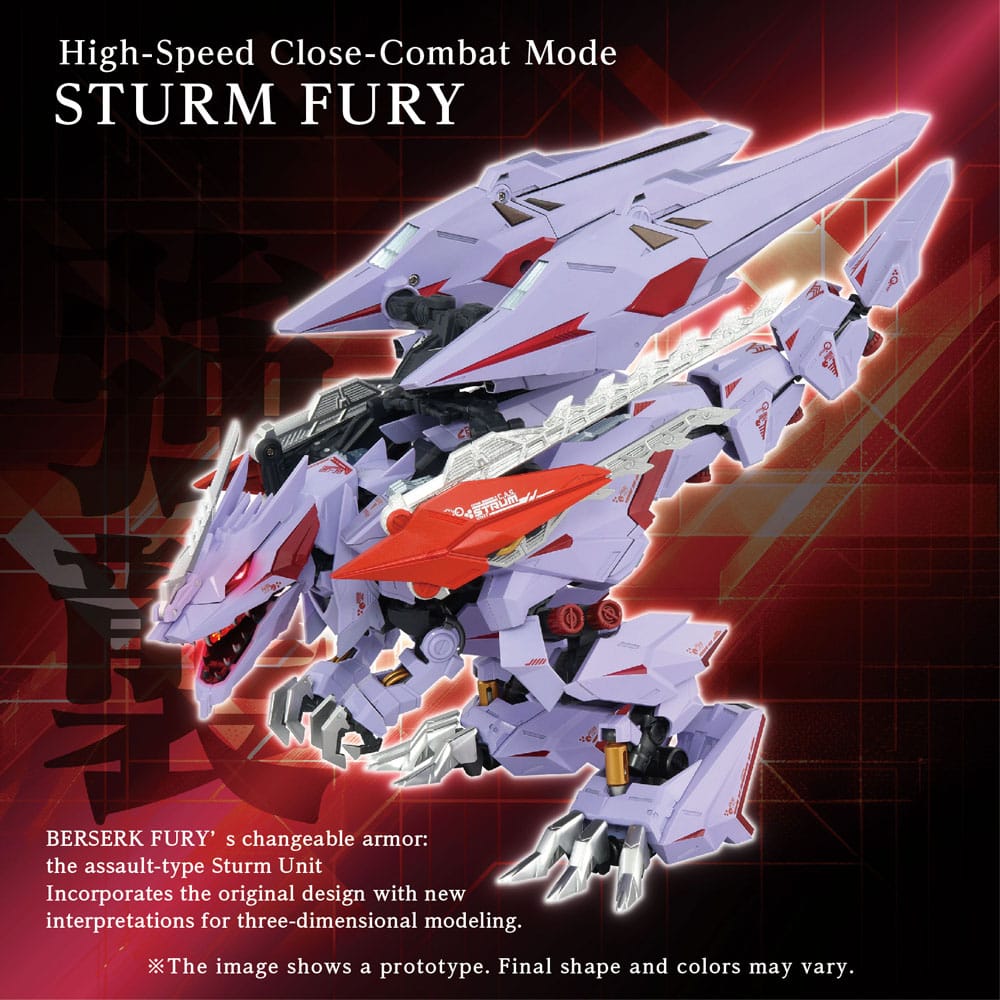 Zoids Model Kit Accessory Set AM-Z01CP Berserk Fury Sturm & Jagd Unit
