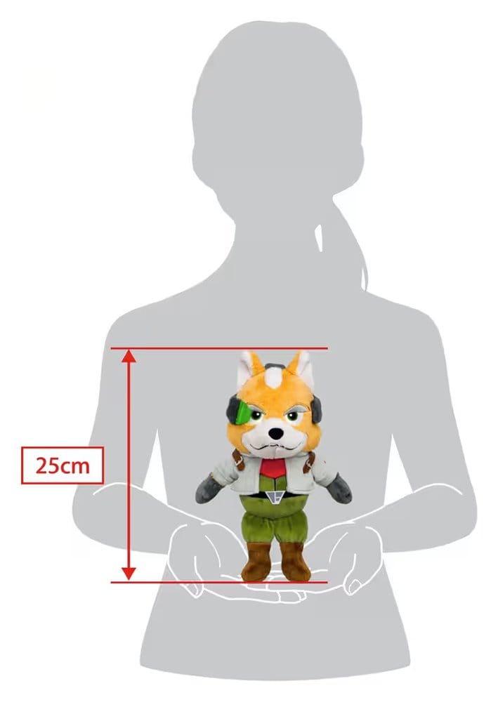 Star Fox Plush Figure Fox McCloud 25 cm