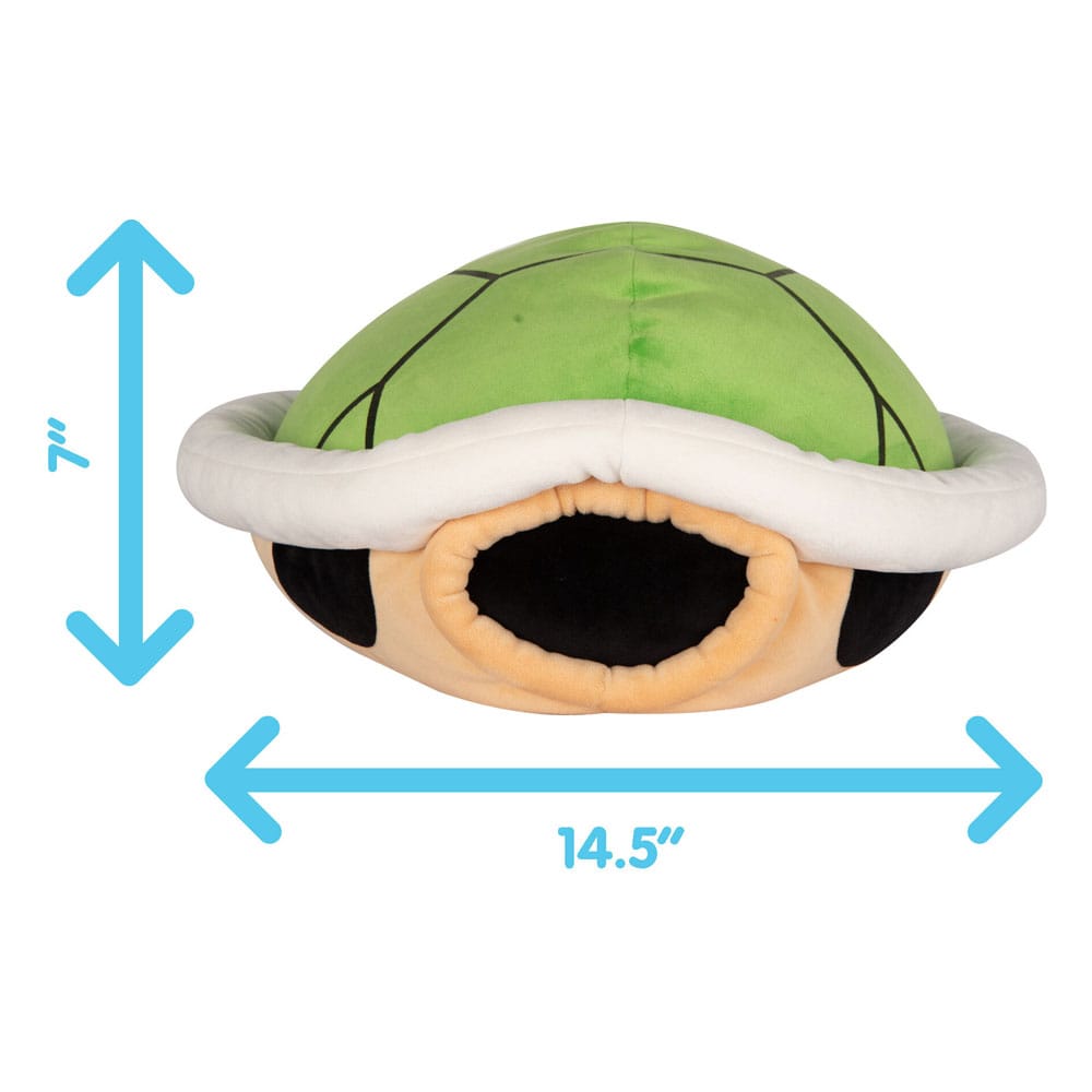 Mario Kart Mocchi-Mocchi Mega Plüschfigur Grüne Muschel 19 cm