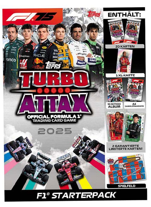 Formula 1 Turbo Attax TCG 2025 F1 Starterpack *German Version*