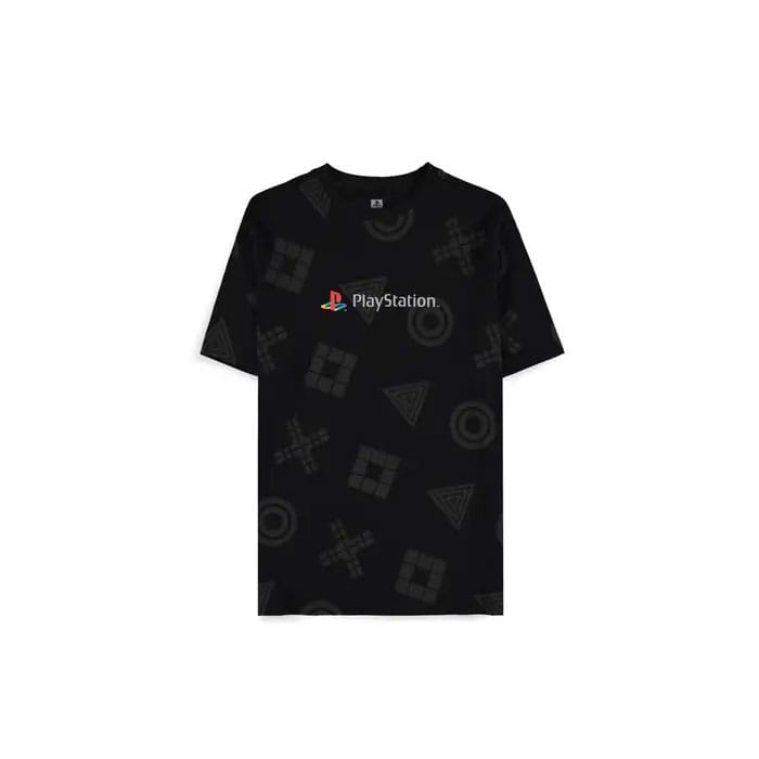 PlayStation T-Shirt Logo All Over Print Size M