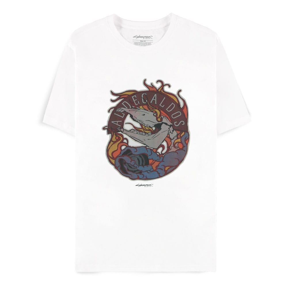 Cyberpunk 2077 T-Shirt Aldecaldos Horse skull Size M