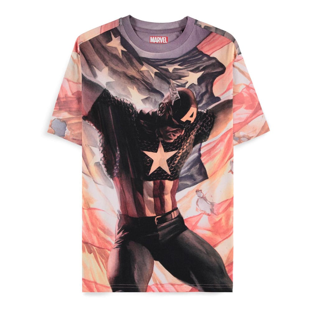 Captain Amerca Brave New World T-Shirt Digital American Size XL