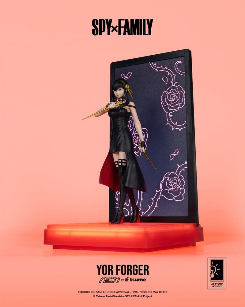 Spy x Family Neon Figure 1/9 Yor Forger 20 cm
