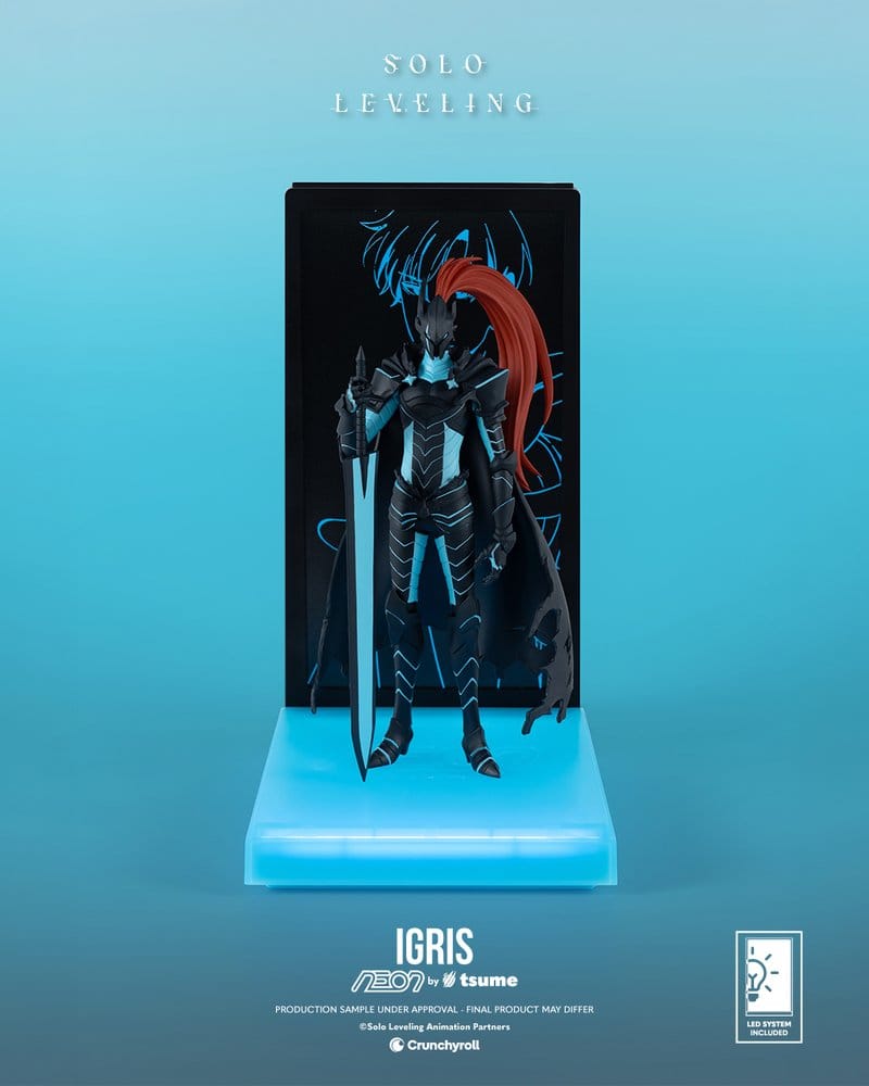 Solo Leveling Neon Figure 1/9 Igris 20 cm