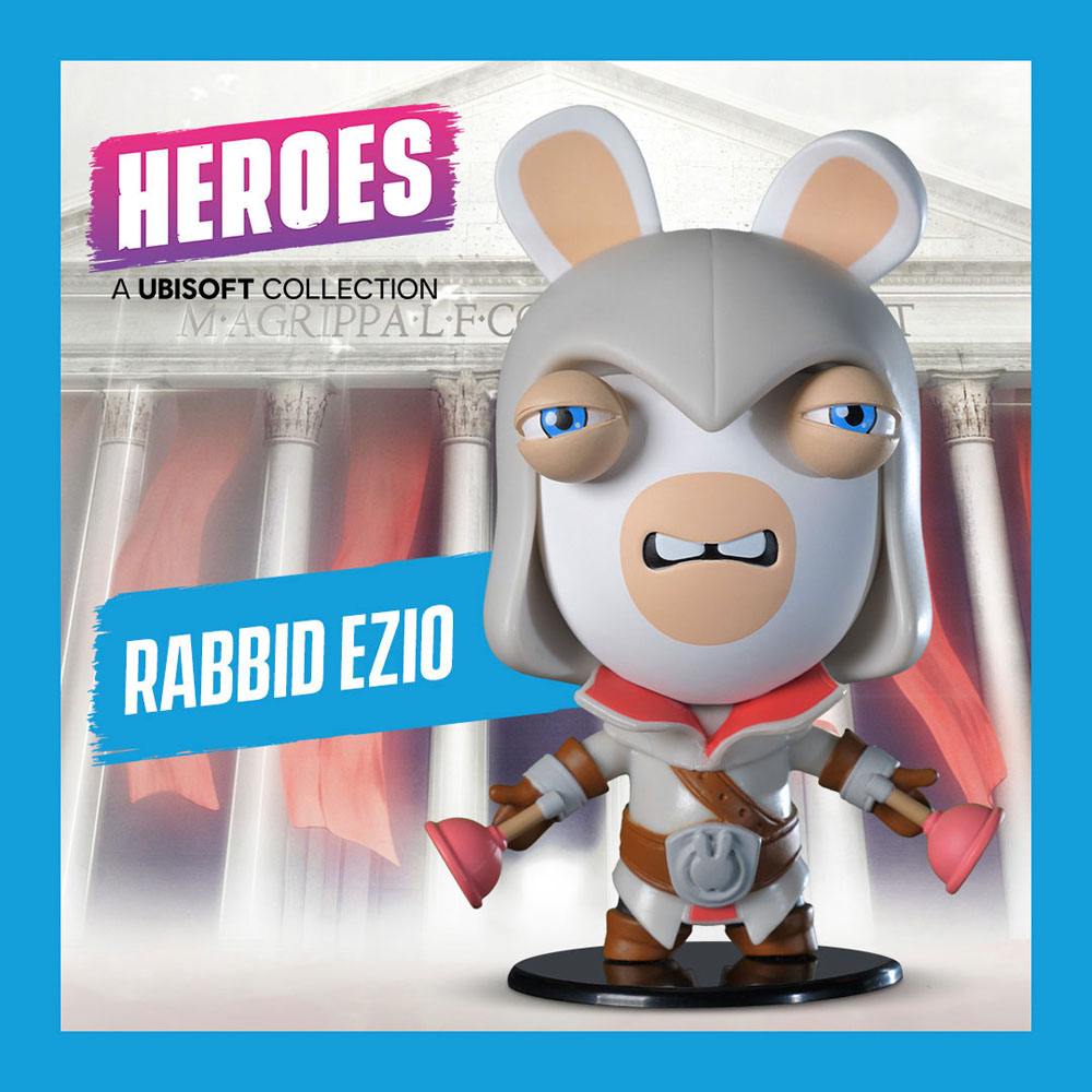 Assassin's Creed / Raving Rabbid Ubisoft Heroes Collection Chibi Figur Rabbid Ezio 10 cm