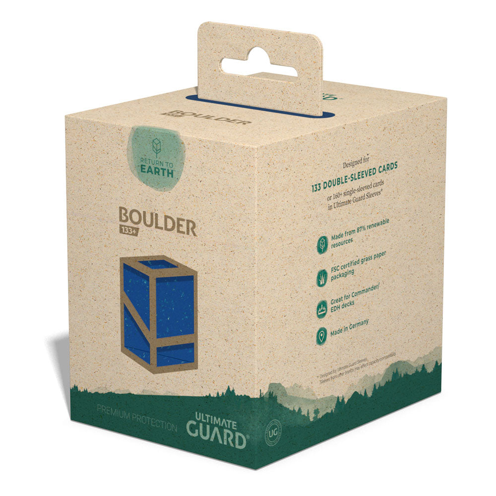 Ultimate Guard Return To Earth Boulder Deck Case 133+ Standard Size Blue